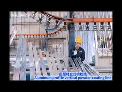 Cost-Effective Aluminum Profile Vertical Powder Coating Line for Southeast Asia Factories